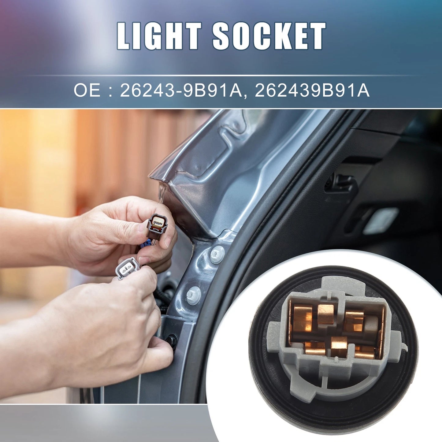 Turn Signal Light Bulb Socket for Nissan Altima (2009-2022)