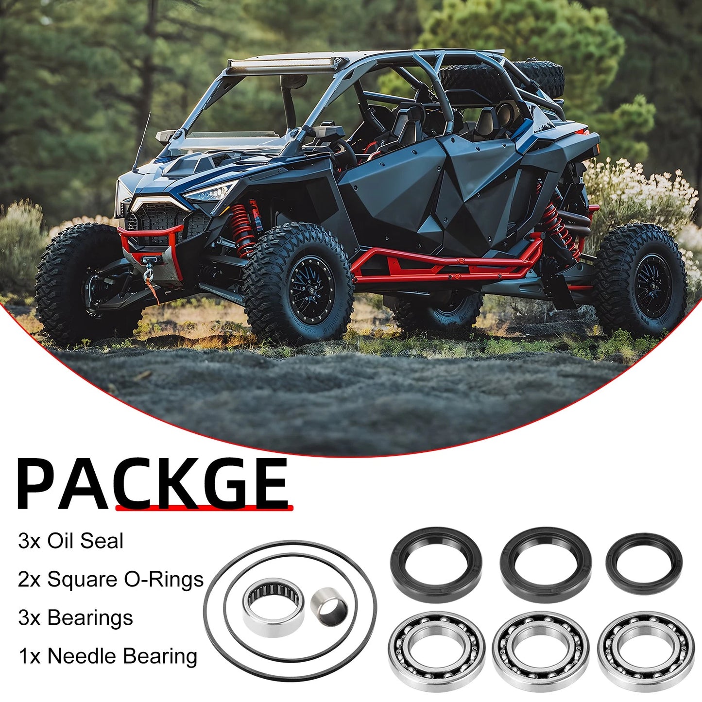 Front Differential Bearing & Seal for Polaris Sportsman 500/700/800 EFI (2007)