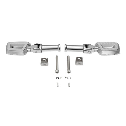 Chrome Passenger Foot Pegs Bracket for Harley Softail Heritage Classic (18-25)