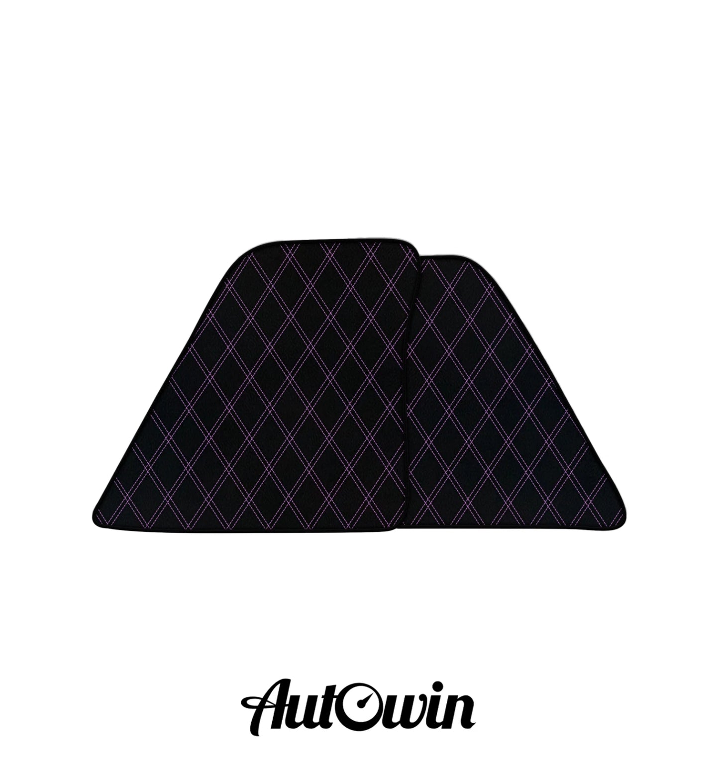Customizable Double Diamond Pattern Floor Mats for Ferrari SF90 Stradale
