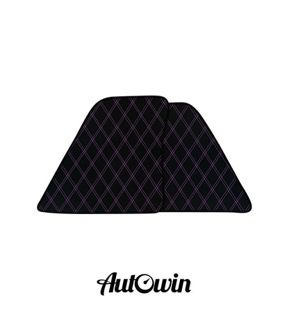 Customizable Double Diamond Pattern Floor Mats for Ferrari SF90 Stradale