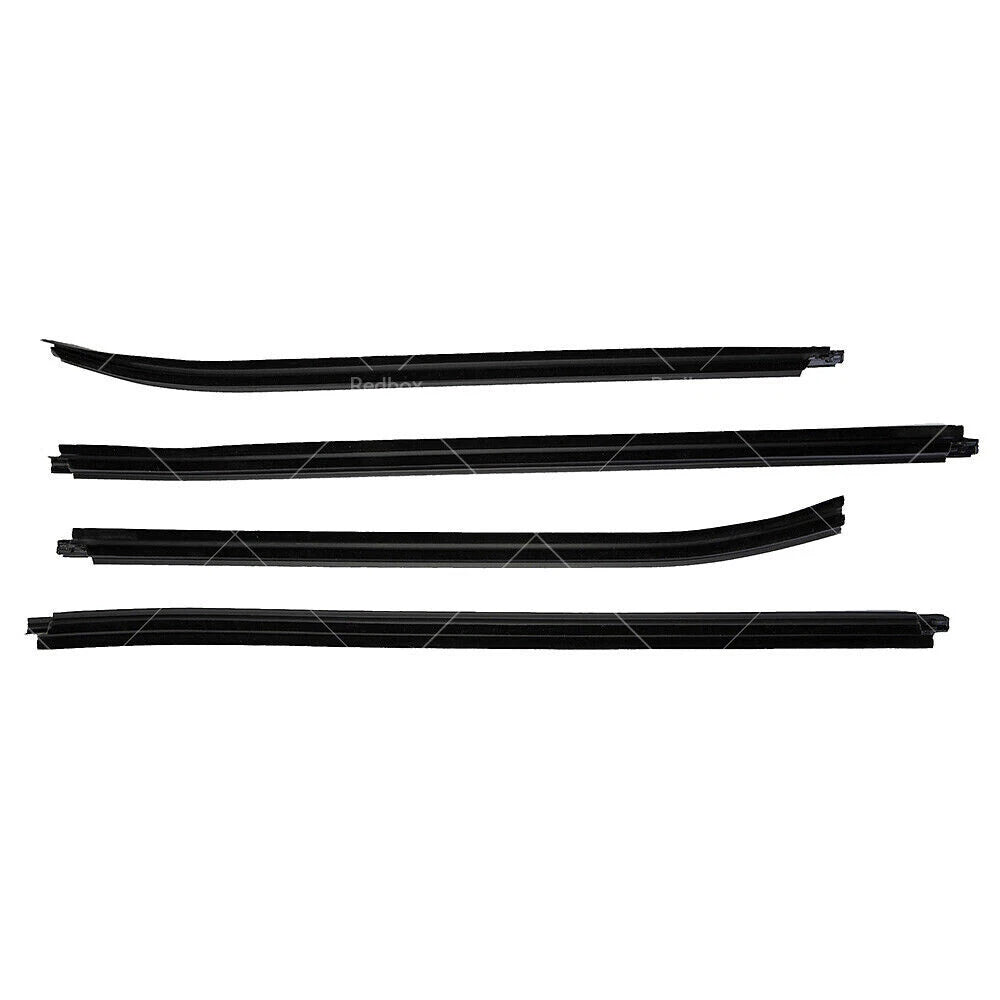 4x Weather Strip Window Moulding Trim for HILUX SR5 Double Cab (2005-2015)