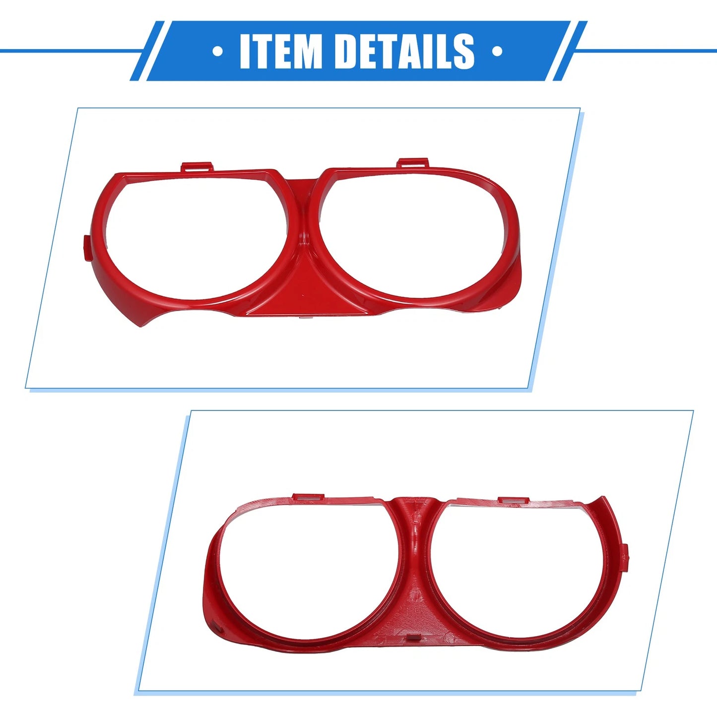 Headlight Trim Ring Front Left & Right Pair for Dodge Challenger