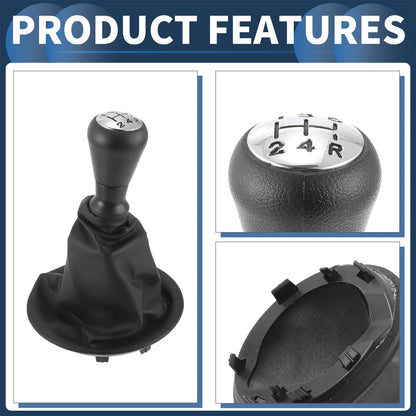 5 Speed Gear Shifter Knob & Cover for Peugeot Partner (2008-2018)