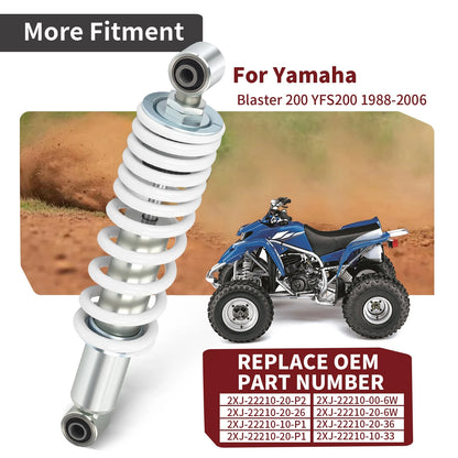Rear Shock Absorber White 2 x for Yamaha Blaster 200 YFS200 (1988–2006)