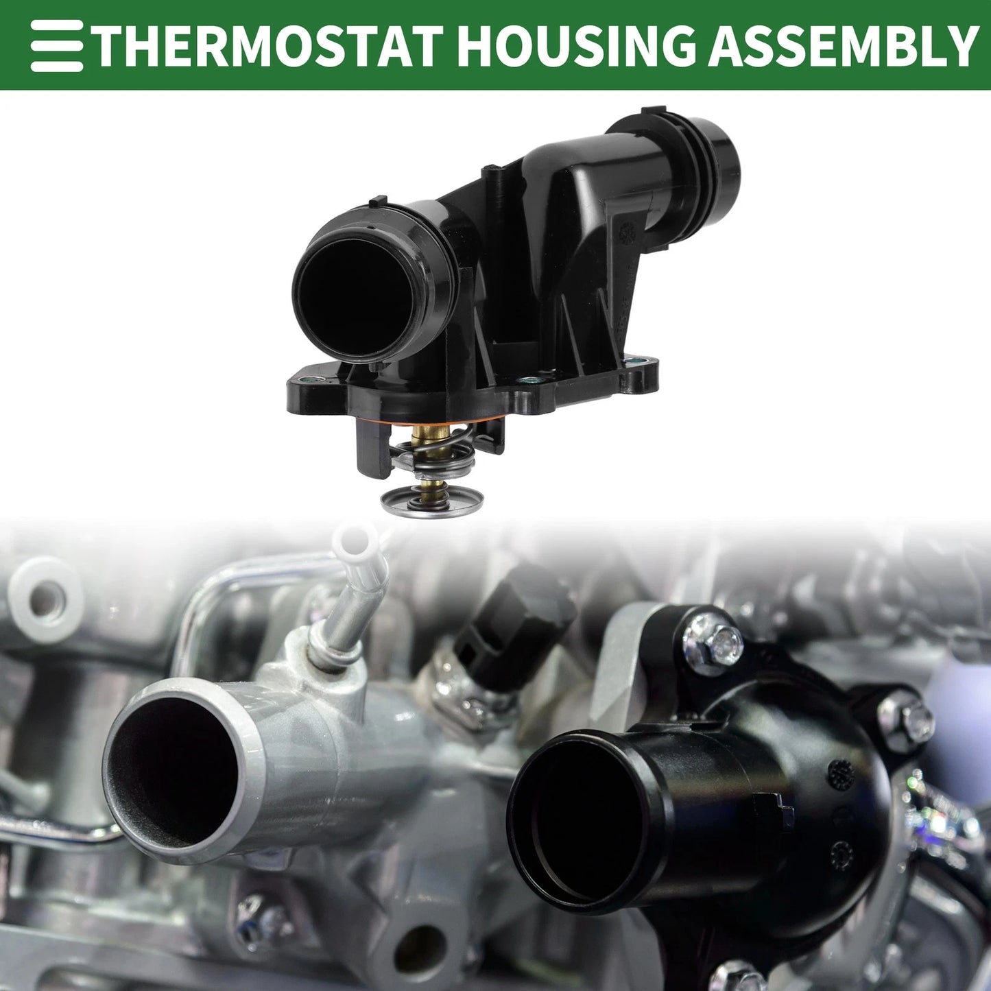 Engine Coolant Thermostat Housing for BMW 325Ci (2001-2006) 2.5L