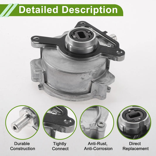 1 Pc Brake Vacuum Pump for Porsche Cayenne (2011 - 2017)