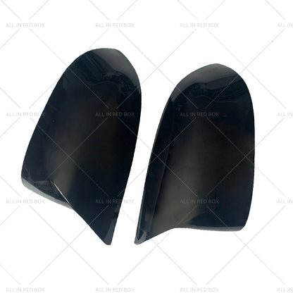 Black Rear Mirror Cover Caps for BMW X3 X4 X5 X6 (2018-2023)