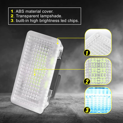 8 Pcs Blue LED Footwell Lights for Tesla Model 3/Y/S/X (2017-2023)