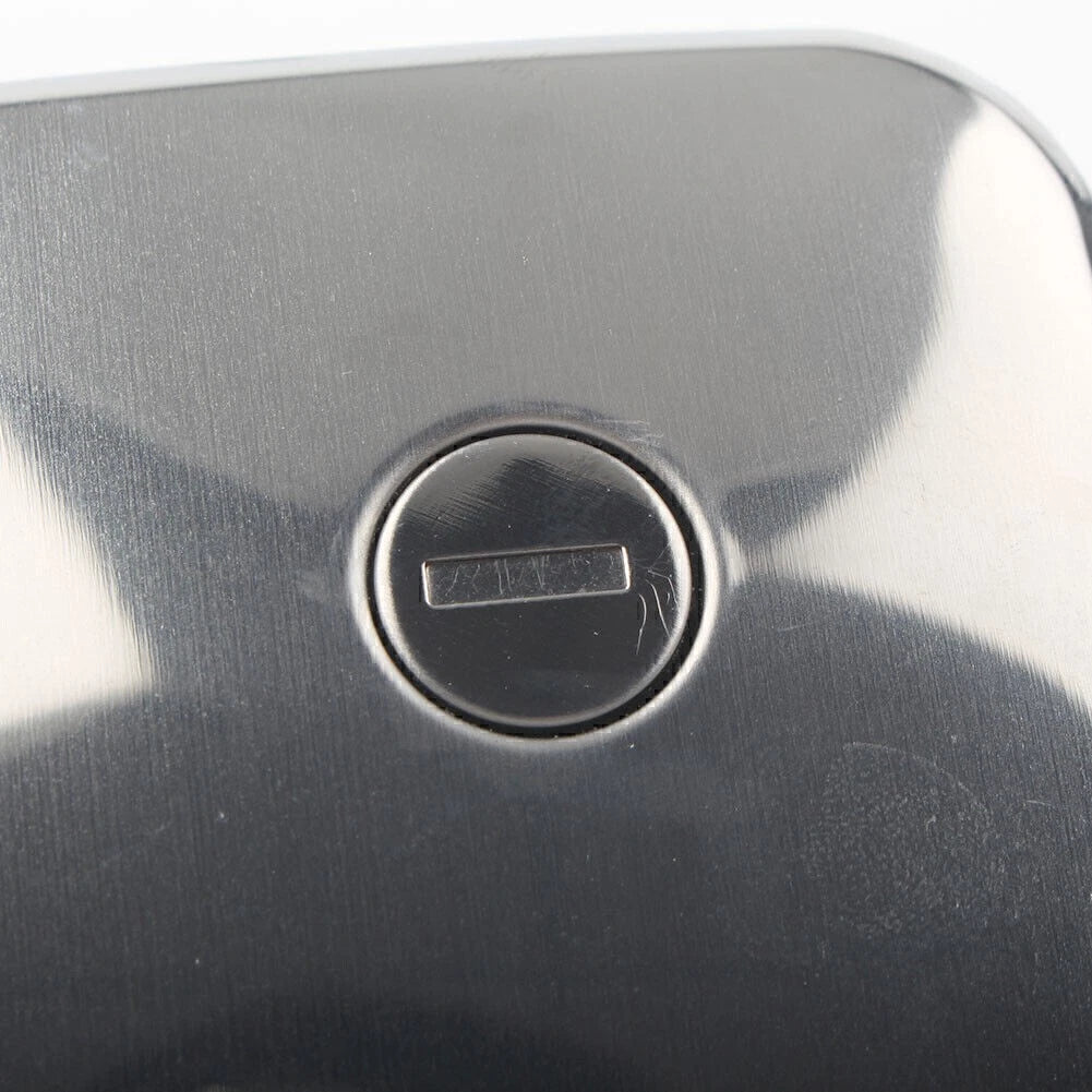Fuel Gas Tank Cap Cover Lock + 2 Keys Chrome for KAWASAKI KZ1000 (1981-1983)