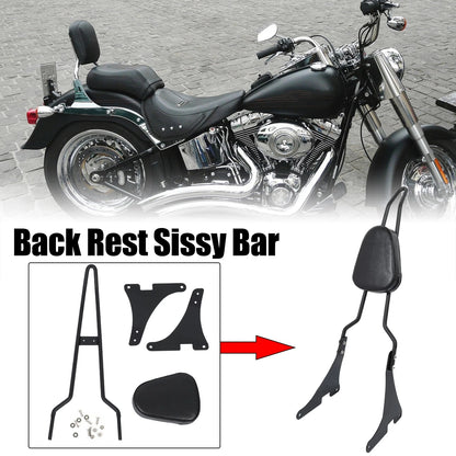 Motorcycle Rear Seat Back Rest Sissy Bar for Harley Davidson Dyna (2008–2017)