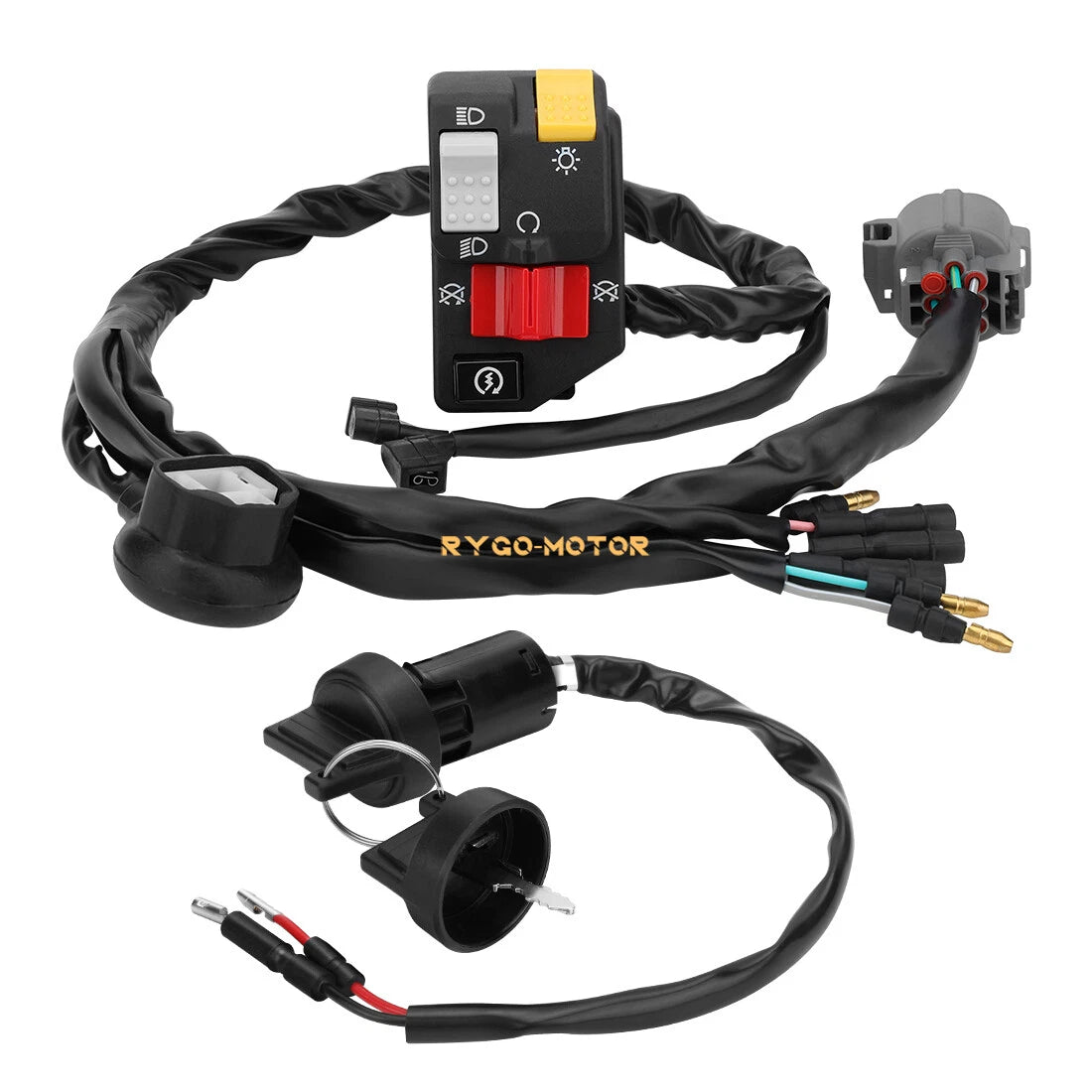 Handlebar & Key Switch for Honda TRX300EX (1993–2006)