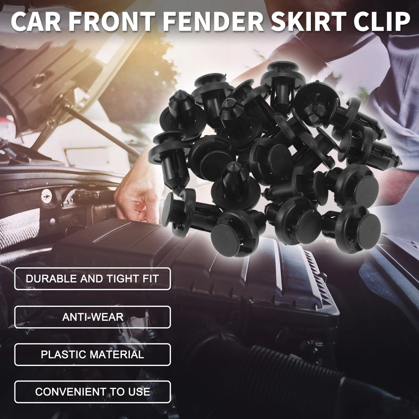 20 x Front Fender Skirt Clips for Honda CR-V, CR-Z (1997-2020, 2011-2016)