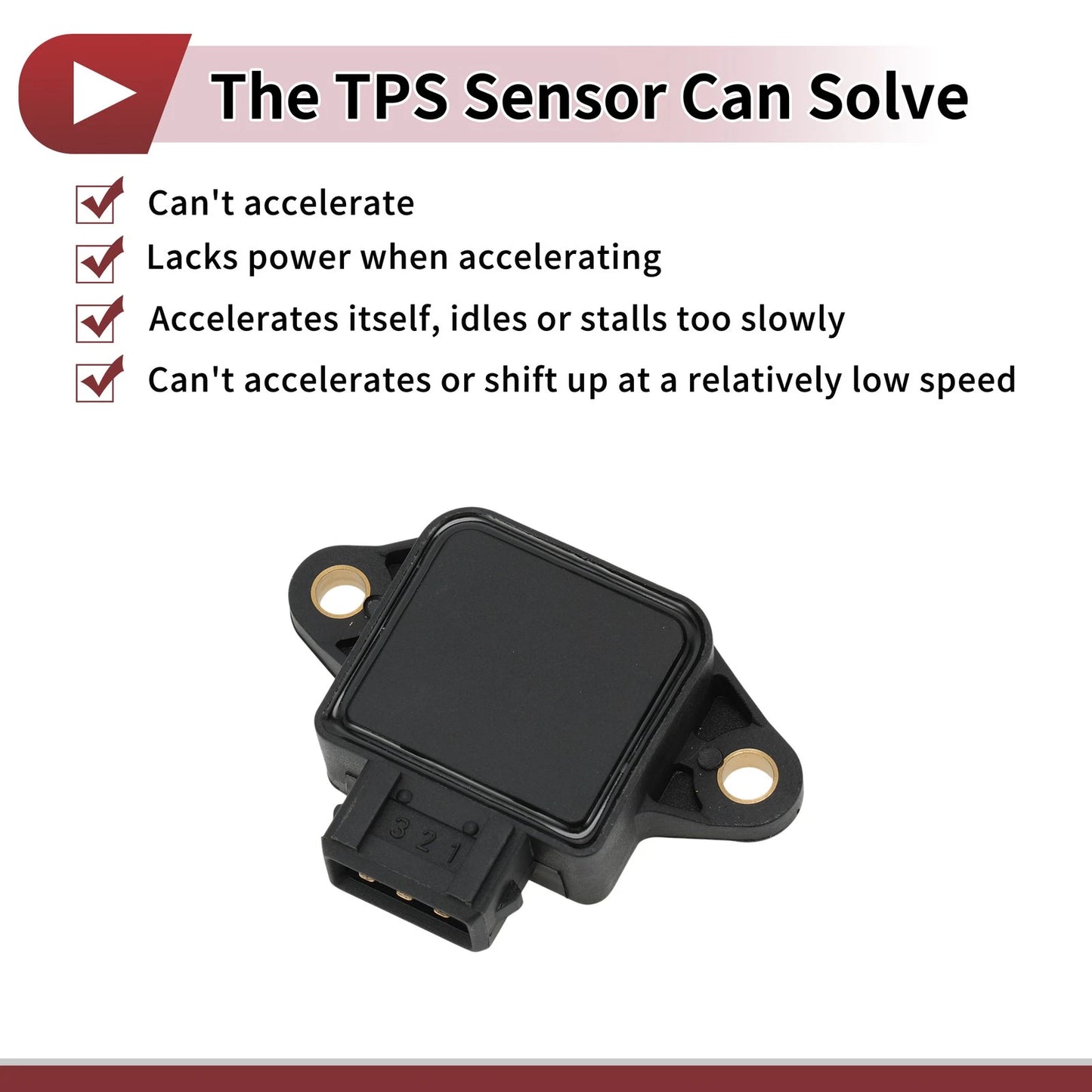 Throttle Position Sensor for Hyundai Accent (1995-1999) 1 x