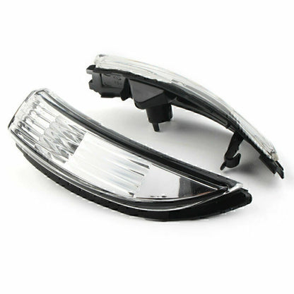 Pair Side Rear View Mirror Turn Signal Lights for Ford Fiesta (2009-2015)
