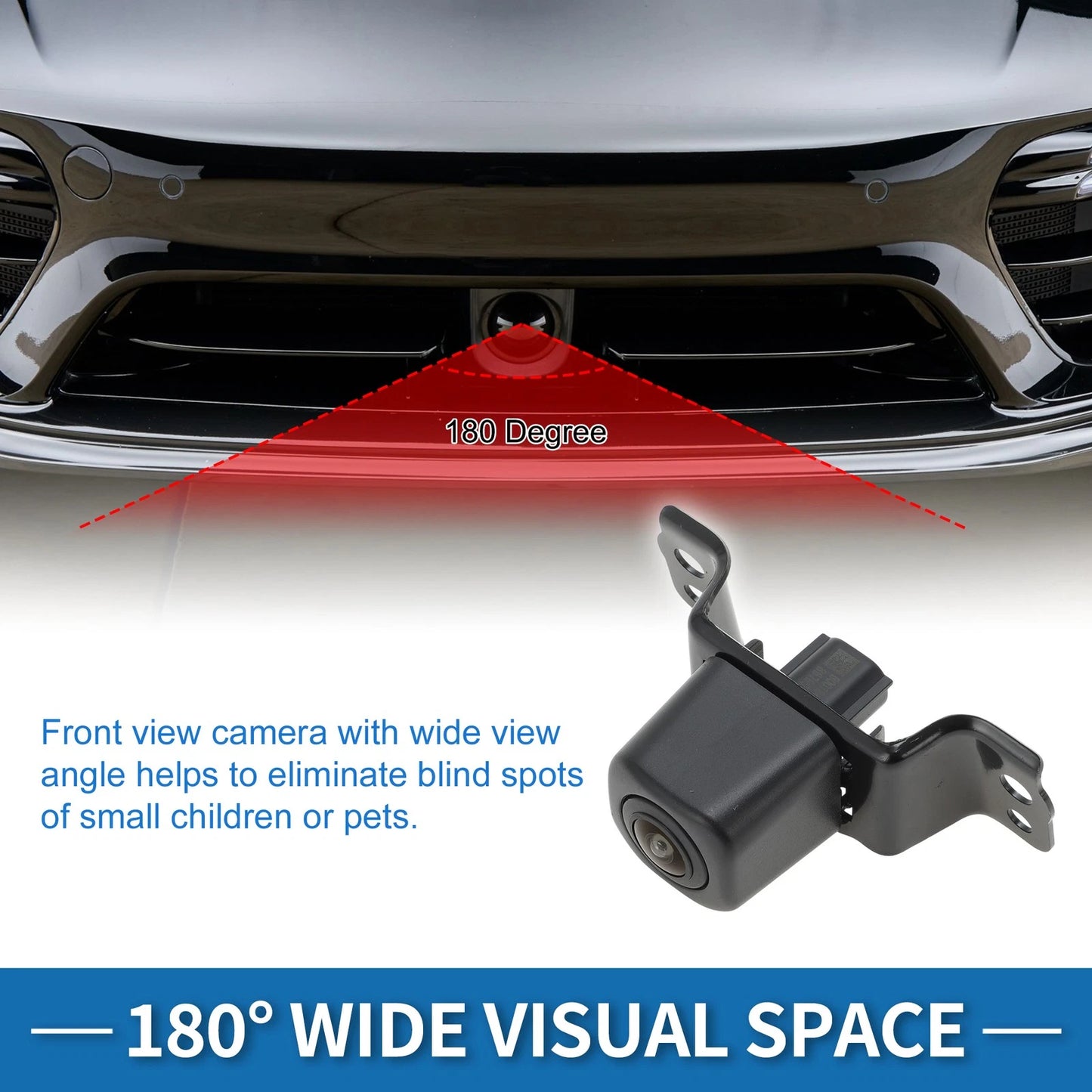 Front View Car Camera for Lexus LX570 Toyota Land Cruiser (2018–2021)