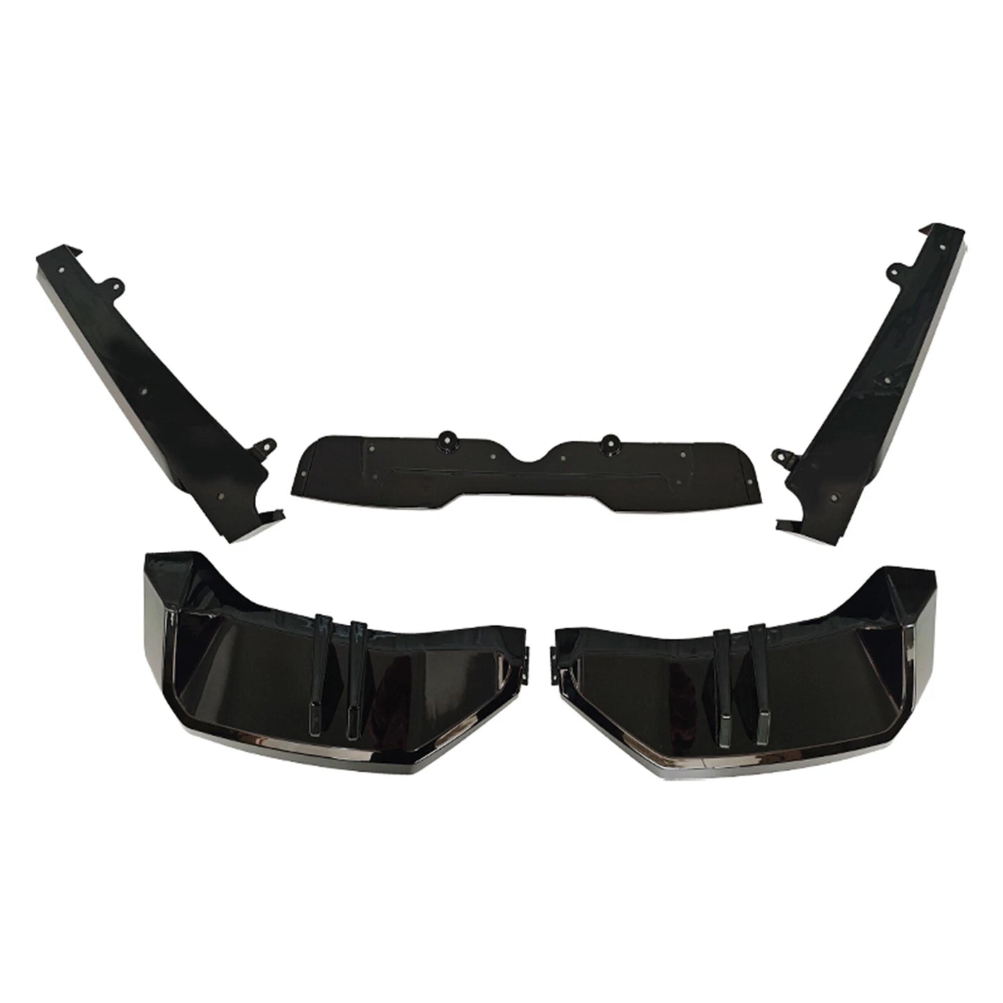Rear Bumper Diffuser Lip for BMW 5 Series I5 G60 G61 (2024 - ) Gloss Black
