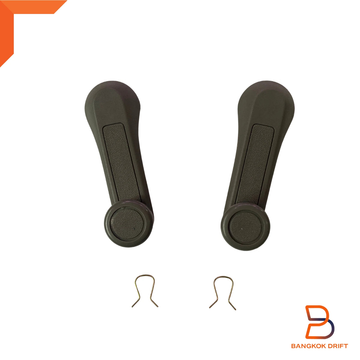 Grey Window Regulator Winder Handles for Isuzu Holden Rodeo (TF) (1997-2003)