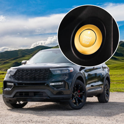 Aluminum Alloy Push to Start/Stop Button Cover for Ford Explorer (2020-2023)