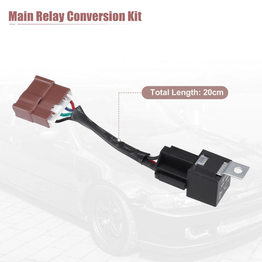 12V DC 40A Starter Relay Wiring Harness for Honda Civic (1992-2001)