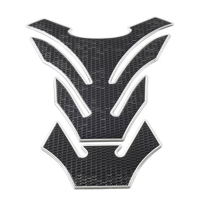 Silver Motorcycle Fuel Tank Pad Cover Protector Decal Grip