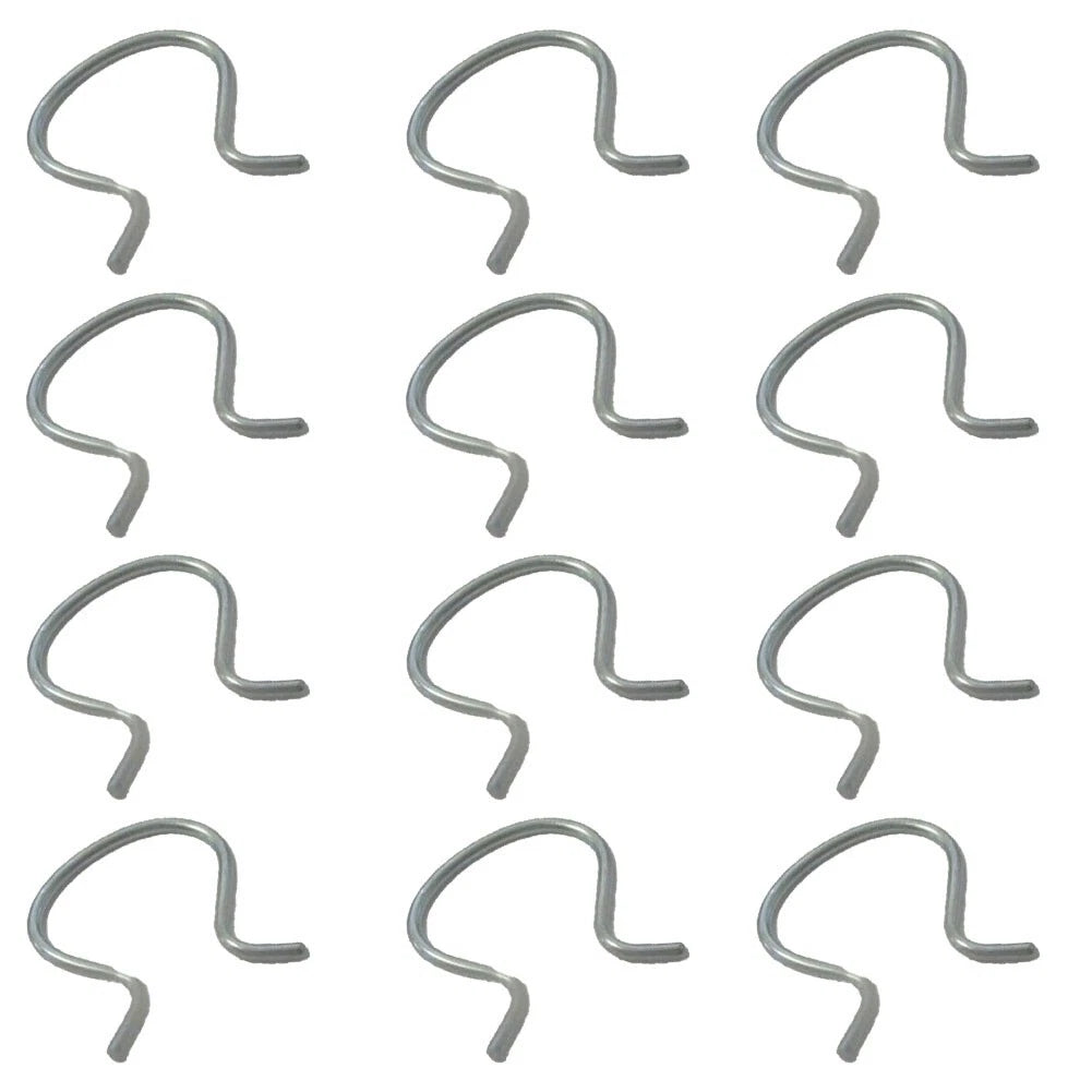 Crank Retainer / 12-Pcs / Door Handle Horseshoe Clip Left Plastic for Vehicle