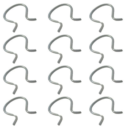 Crank Retainer / 12-Pcs / Door Handle Horseshoe Clip Left Plastic for Vehicle