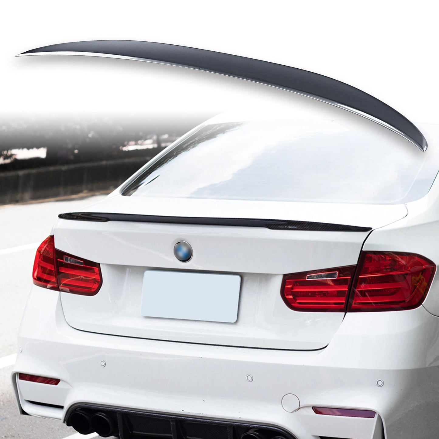 B39 Mineral Gray P Style Rear Boot Spoiler for BMW F30 F80 M3 (2012-2019)