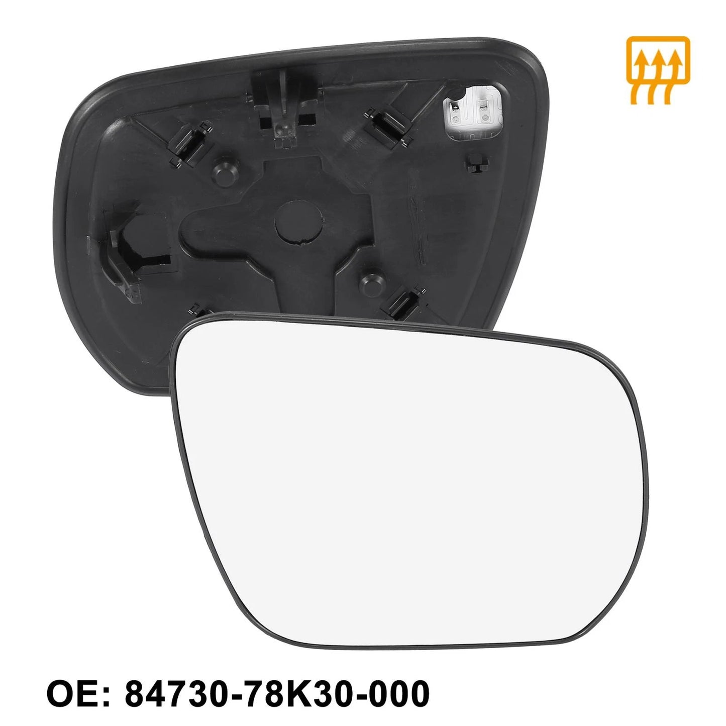 Heated Mirror Glass with Backing Plate for Suzuki