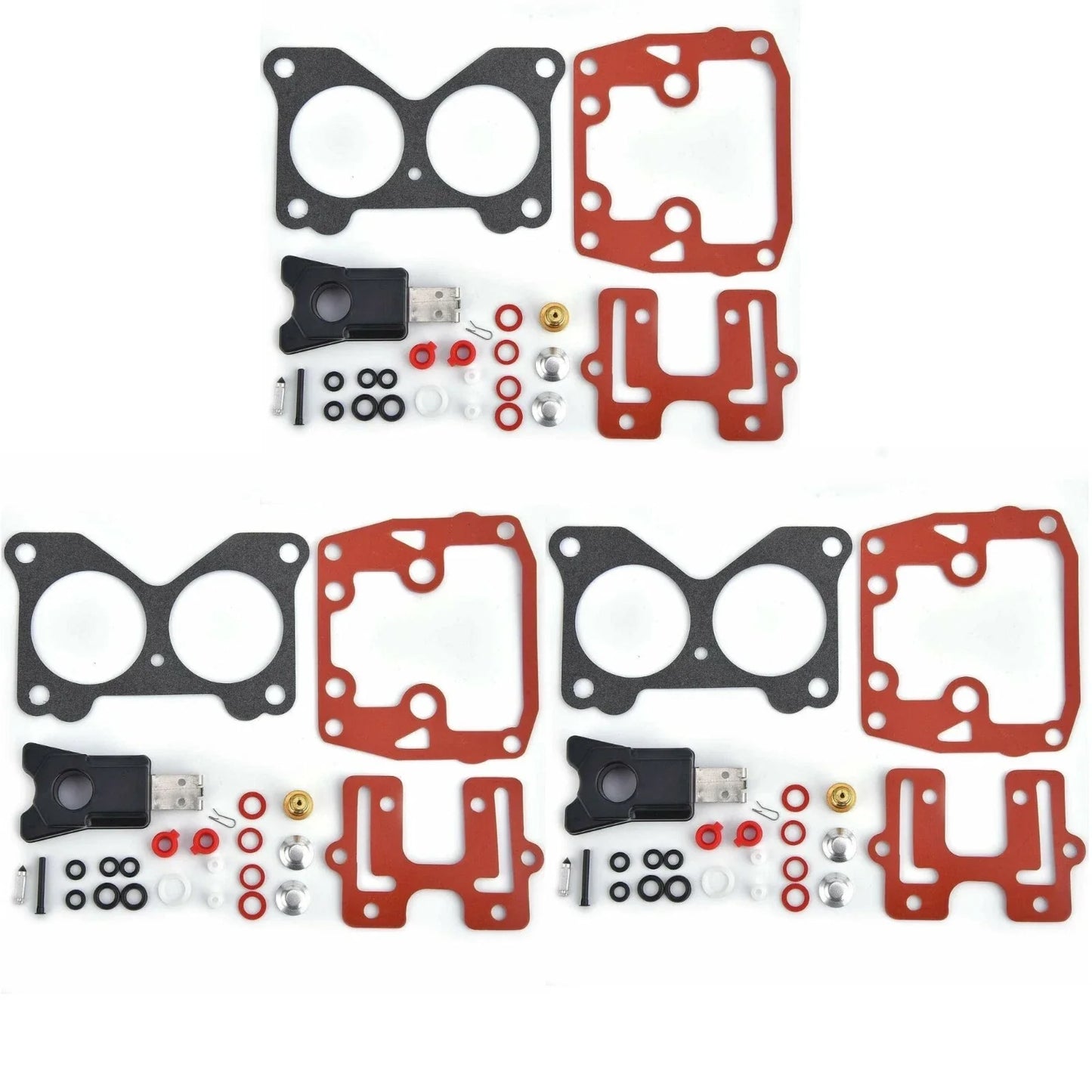 3 Pack Carb Rebuild Kits for Johnson Evinrude V4 85-145HP