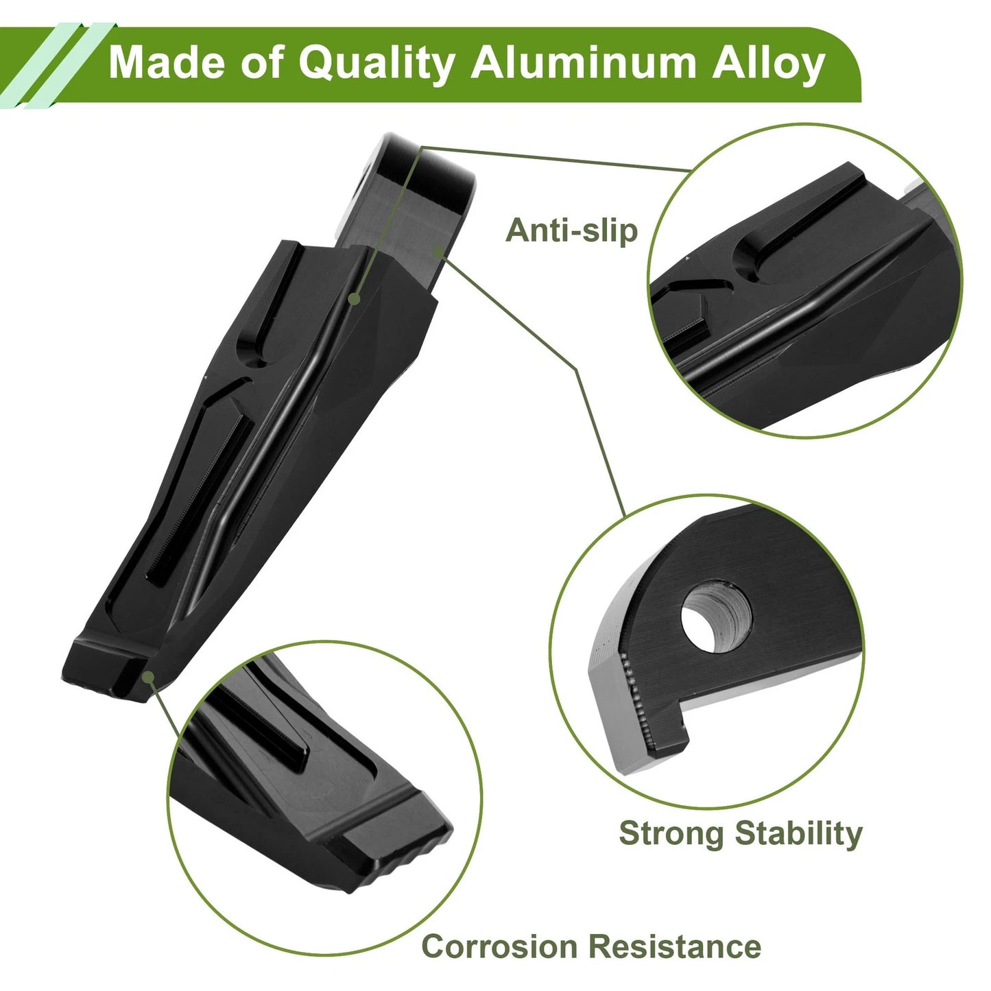 Foot Pegs / 1 pair / Motorcycle for Yamaha Tmax 530 (2012–2019)
