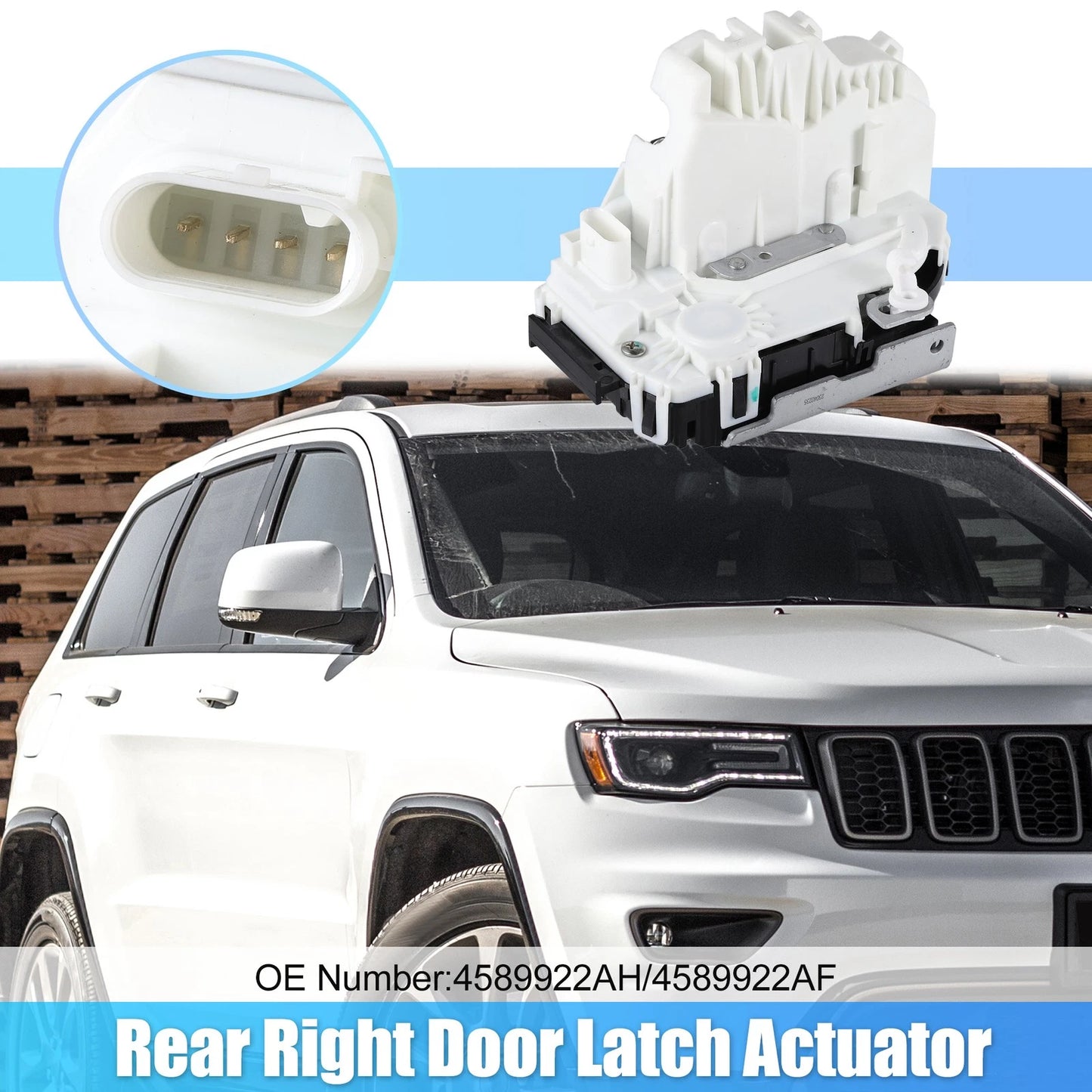 Power Door Lock Actuator Rear Right for Dodge Durango Jeep