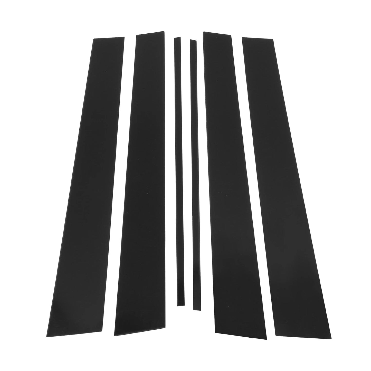 6 Pcs Door Pillar Window Trim for Toyota 4Runner (2003–2009)