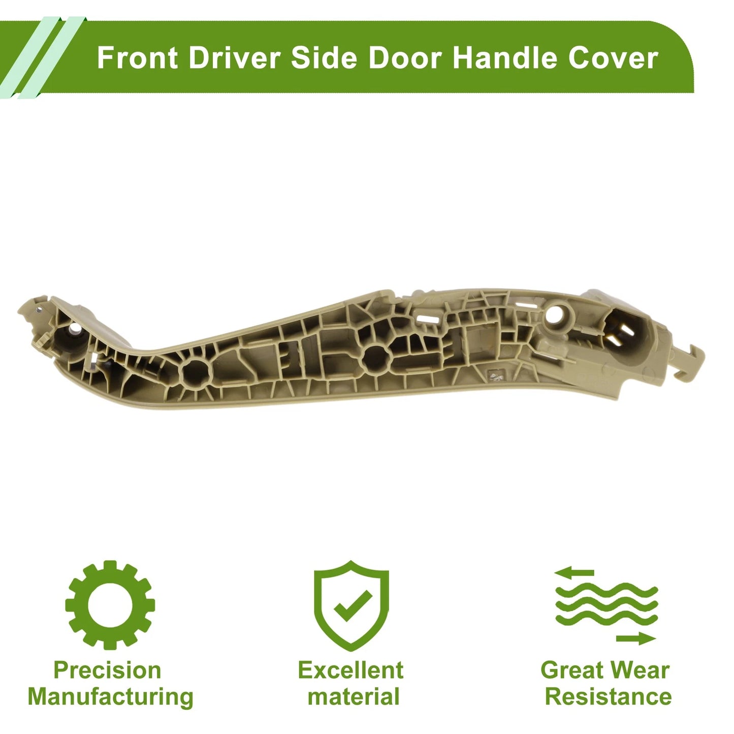 Beige Door Panel Handle Pull Trim Cover for BMW 5 Series (2017-2021)
