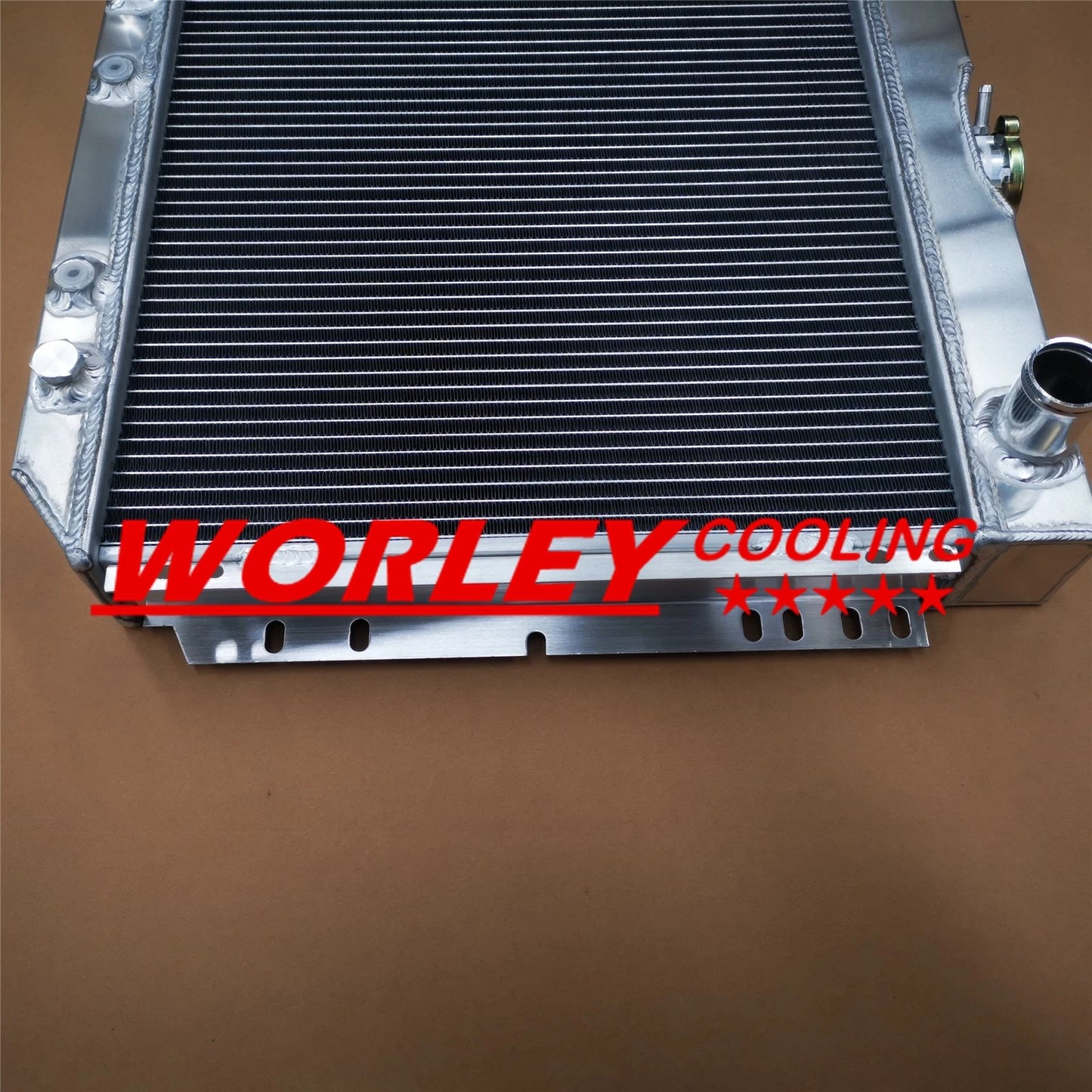 44mm 3 Row Aluminum Racing Radiator for 1969-1970 Ford Mustang 4.1L/5.0L