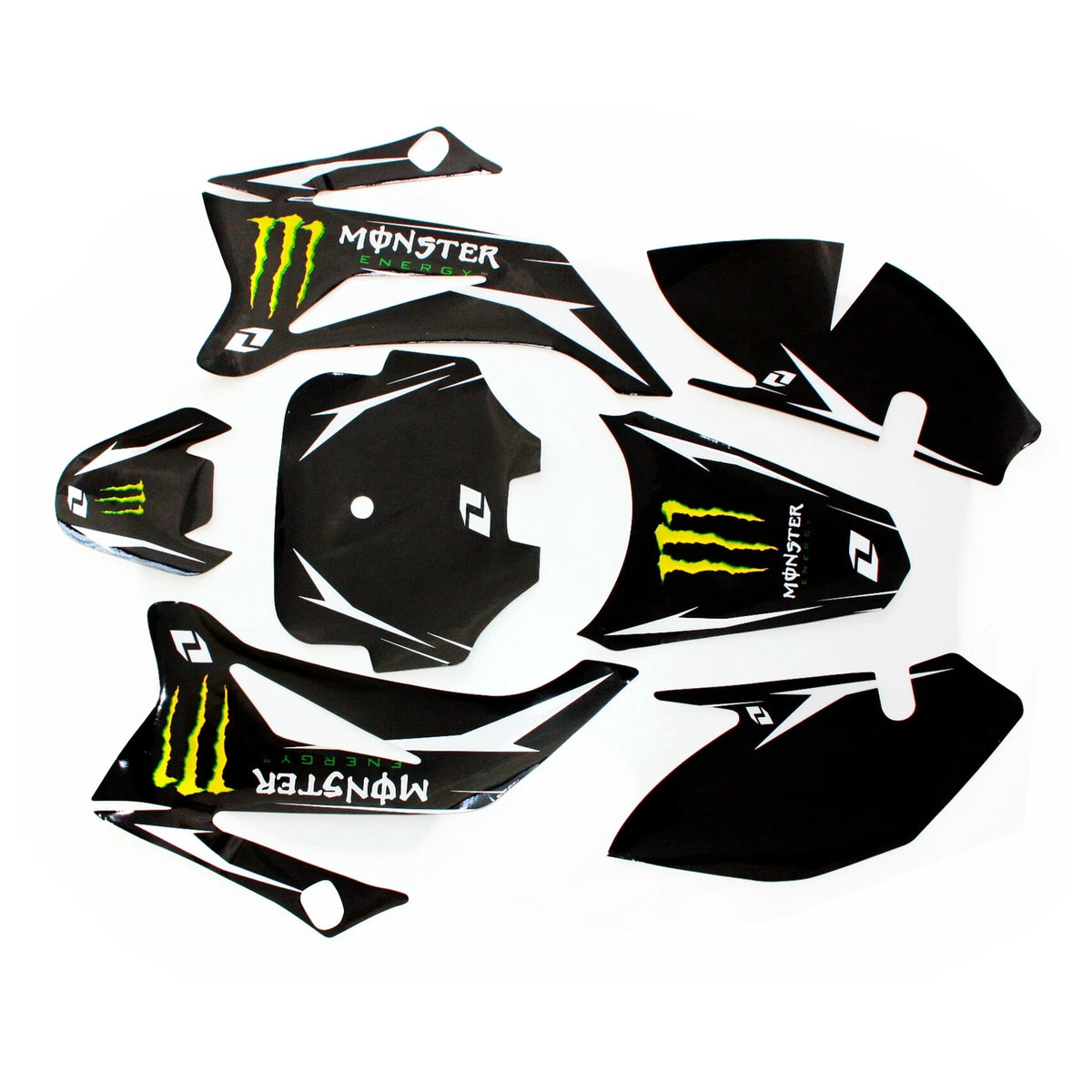 3M Monster Decals Graphics Sticker Kit for TTR110 Style Fairing Dirt Bike