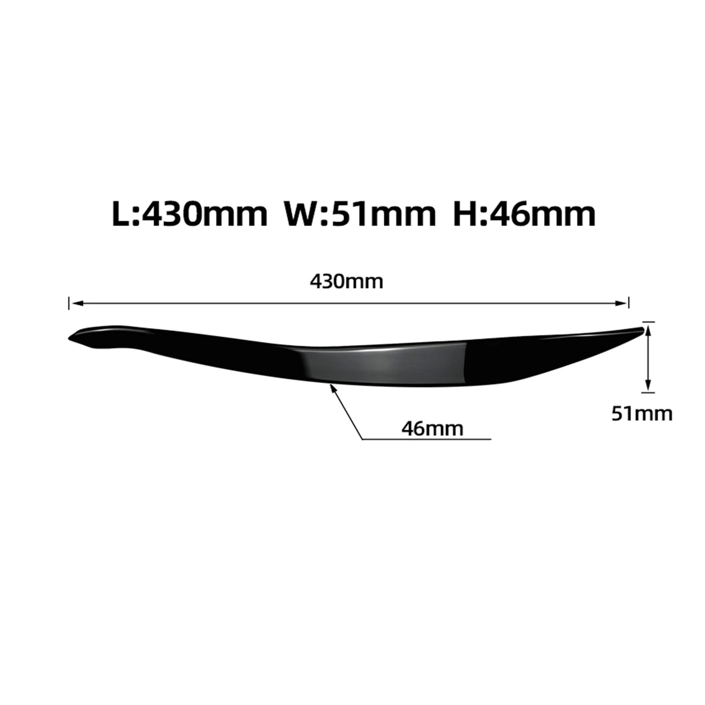 Headlight Eyelid Cover Trim for BMW F10 F11 (2015-2017)