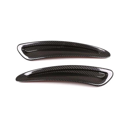 Real Carbon Fiber Hood Bonnet Side Vent Cover Trim for Toyota GR Supra A90 19-24