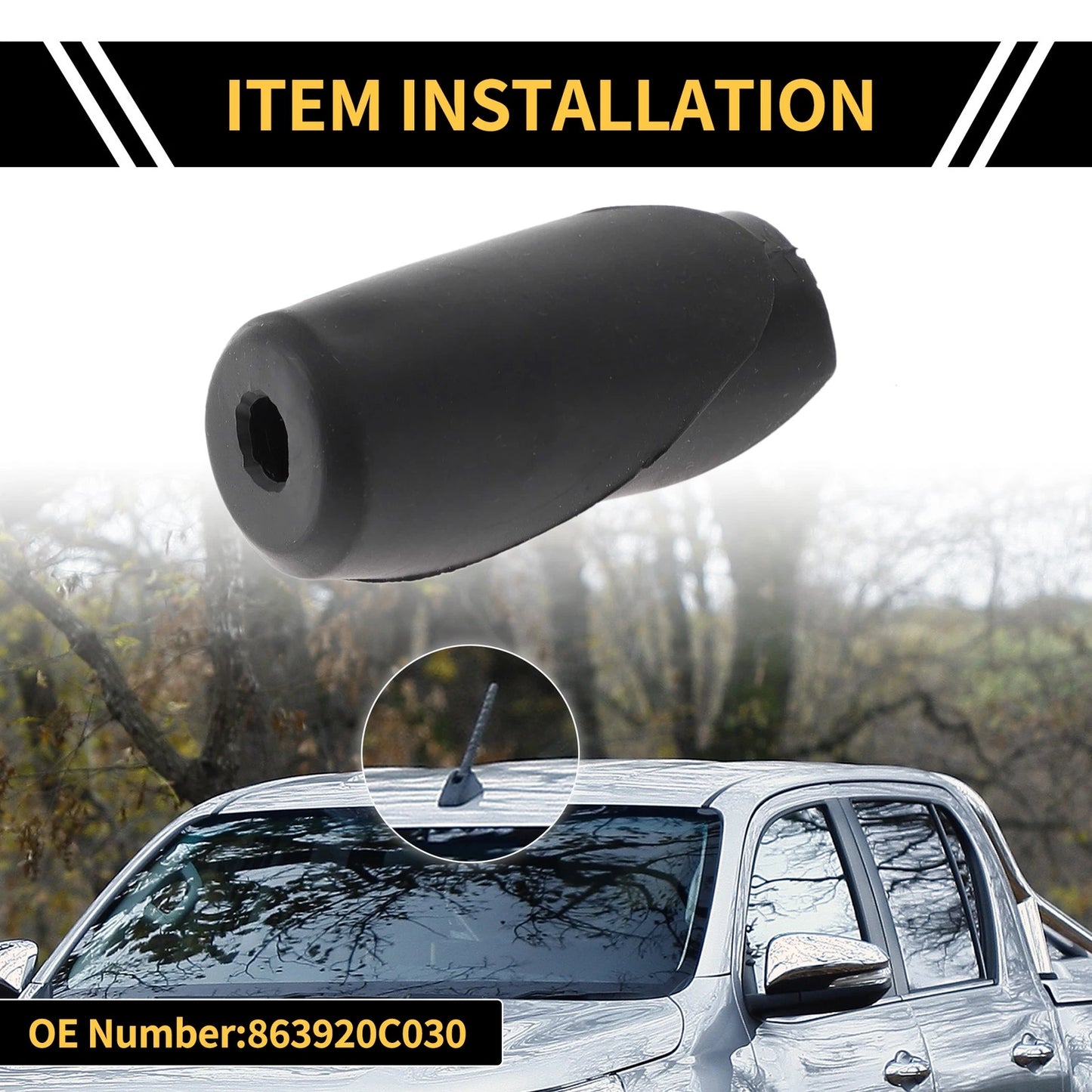 Antenna Base Grommet Ornament for Toyota Tundra (2014–2020)
