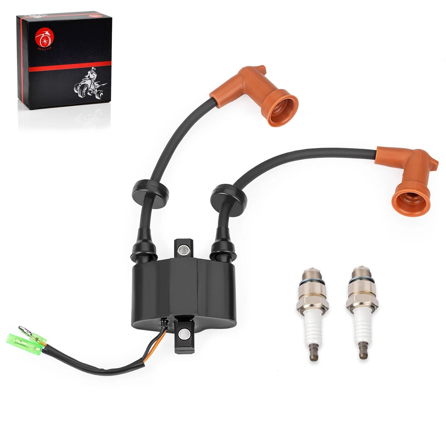 Ignition Coil w Spark Plug for Yamaha 4-Stroke F15/F20/F25