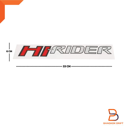 Red Silver HI-RIDER Side Decal Stickers for Ford Ranger PX MK1 T6 (11-15)