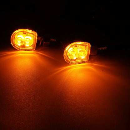 LED Mini Motorcycle Turn Signal Light Blinker for Cafe Racer Bobber (2023)