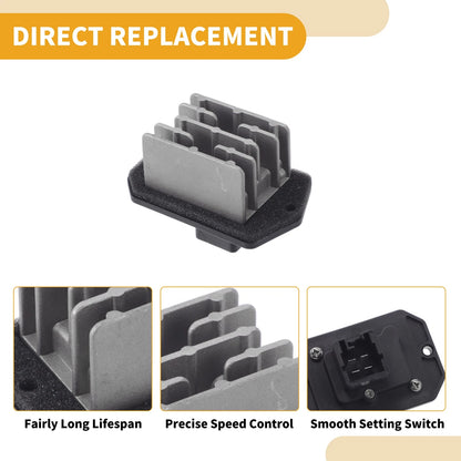 Blower Motor Resistor for HVAC (No. 8875052010) - Compatible with Various Models