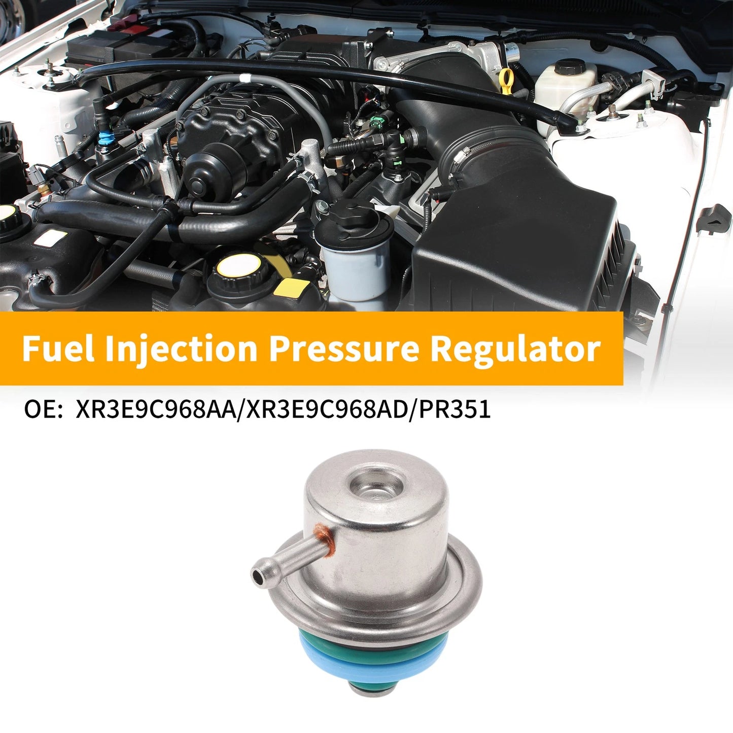 Fuel Pressure Regulator 20-70 Psi for Ford E-150 (1999-2004)