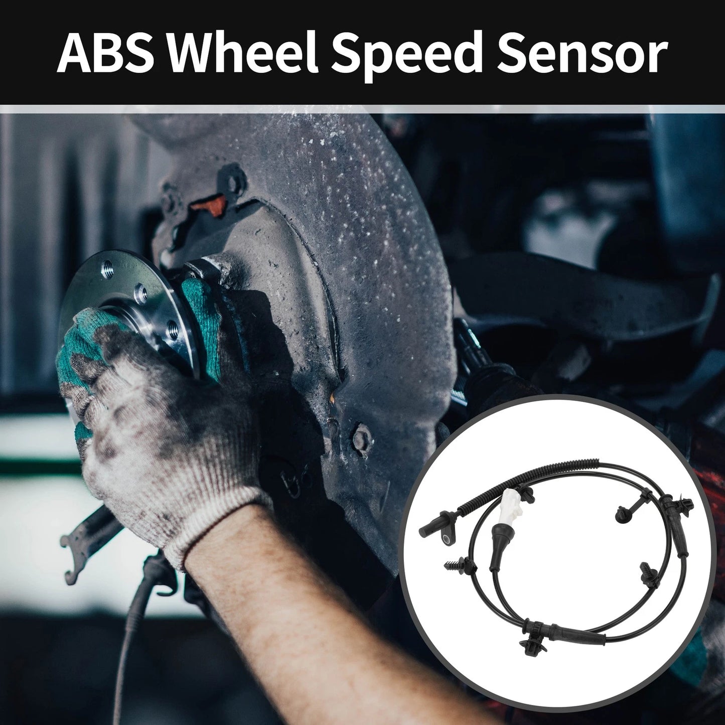 ABS Wheel Speed Sensor Front Left for Ford Edge (2007-2014)