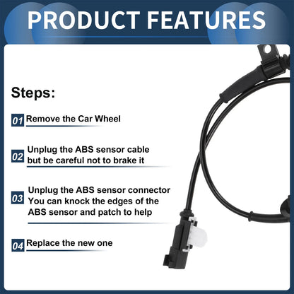 ABS Wheel Speed Sensor for Ford Ranger 4WD (2011-2019)
