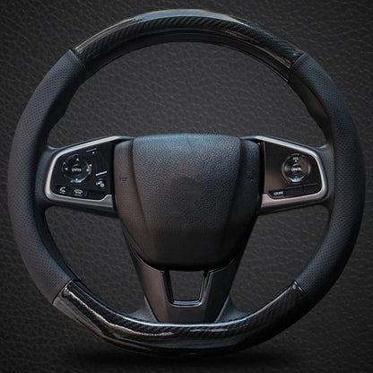 38cm PU Leather Steering Wheel Cover for Car SUV