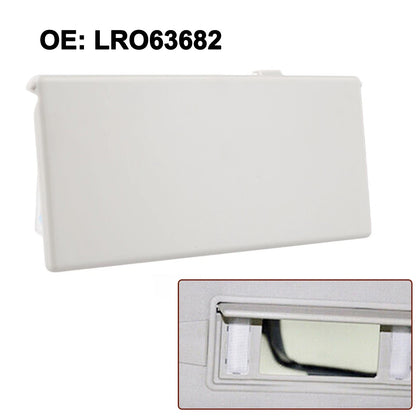 Gray Sun Visor Vanity Mirror Cover for Car