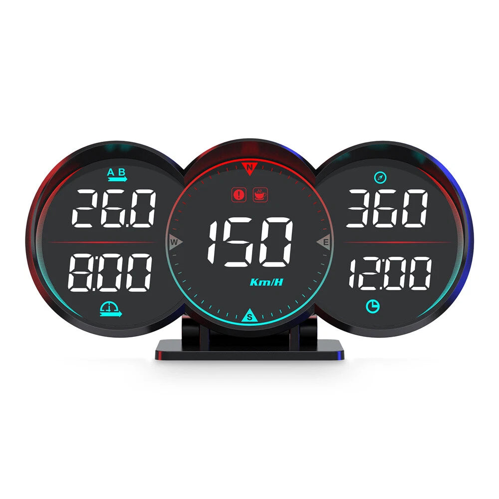 HUD GPS Heads Up Display Speedometer with Over-speed Alarm for Cars
