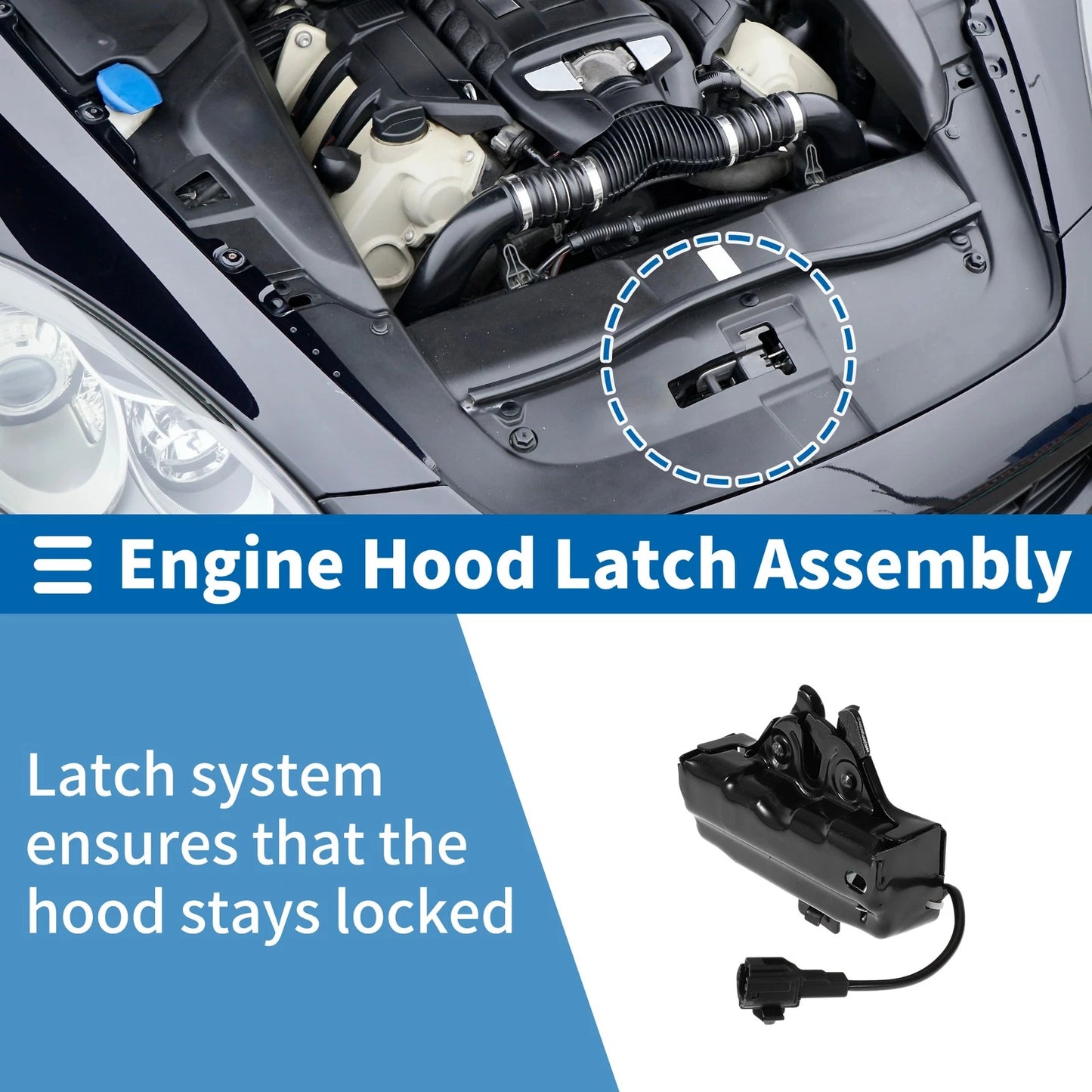 Bonnet Latch Assembly for Toyota Crown (2005-2009) 1 x Quality Replacement
